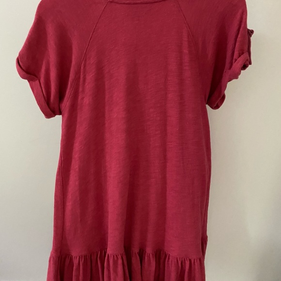 Anthropologie Saturday Sunday Kathie Flounced Mini Dress M - Picture 5 of 6